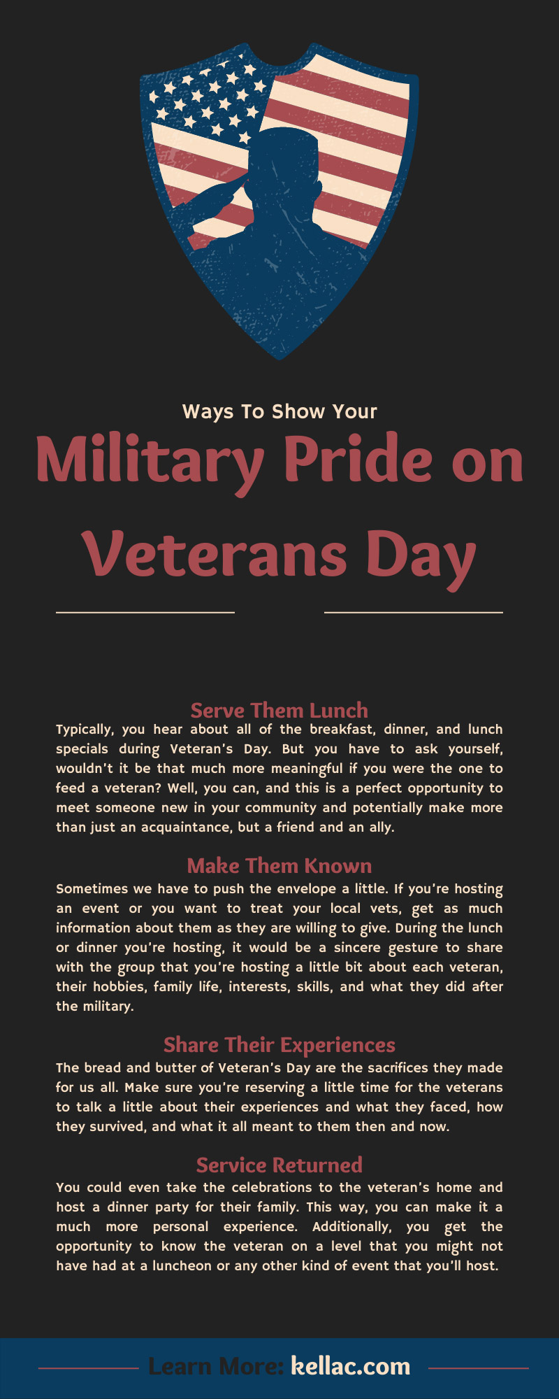 Ways To Show Your Military Pride on Veterans Day Ways To Show Your Military Pride on Veterans Day